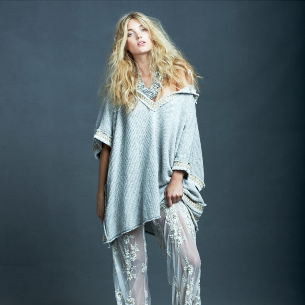 ISO Free People 2011 gray sequin sweater pullover